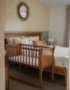 Woodies Safe Dreams Patut balansoar co-sleeping din lemn Noble Vintage 90 x 40 cm