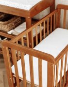Woodies Safe Dreams Patut bebe din lemn masiv bedside Vintage 90 x 40 cm