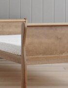 Woodies Safe Dreams Patut din lemn masiv transformabil pentru bebe si junior Noble Vintage 140 x 70 cm