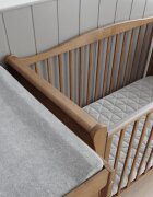 Woodies Safe Dreams Patut din lemn pentru bebe inaltime saltea reglabila Noble Vintage 120x60 cm