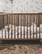 Woodies Safe Dreams Patut din lemn pentru bebe inaltime saltea reglabila Stardust Craft vintage 120x60 cm