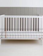 Woodies Safe Dreams Patut din lemn pentru bebe inaltime saltea reglabila Stardust Craft vintage 120x60 cm
