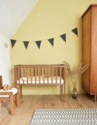 Woodies Safe Dreams Patut mic co-sleeping din lemn Classic Vintage cu Saltea Cocos Spuma Cocos 90 x 40 x 7 cm