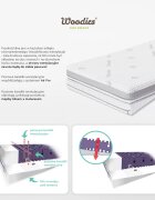 Woodies Safe Dreams Perna plan inclinat pentru bebelusi Woodies anti-reflux 60x40 cm
