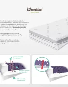 Woodies Safe Dreams Perna plan inclinat pentru bebelusi Woodies anti-reflux 60x40 cm
