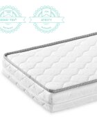 Woodies Safe Dreams Saltea cu fata dubla spuma PUR si spuma HR echipata cu margine anti-alunecare 120x60x9 cm