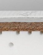 Woodies Safe Dreams Saltea pentru copii fata dubla spuma Pur profilata si strat nuc de cocos latexat husa 360 Tencel cu fibre de viscoza si ioni de argint antibacteriana