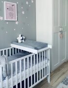 Woodies Safe Dreams Saltea pentru masa de infasat bebe Woodies cu husa detasabila din bumbac 72 x 47 cm