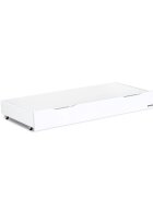 Woodies Safe Dreams Sertar depozitare cu capac pentru patut copii Woodies 140 70 cm alb