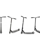 WXM Trotineta pentru cascadorii WRS-AT1 - Black White din aluminiu greutate suportata 100 kg varsta 6 ani+