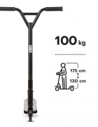 WXM Trotineta pentru cascadorii WRS-AY1 black white din aluminiu greutate suportata 100 kg varsta 6 ani+