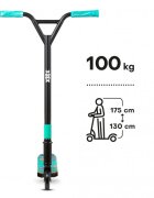 WXM Trotineta pentru cascadorii WRS-CY1 Turquoise din aluminiu greutate suportata 100 kg varsta 6 ani+