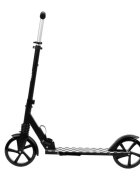 WXM Trotineta pliabila de oras 200 mm Driff Black White ghidon reglabil din otel si aluminiu cric suspensii greutate suportata 100 kg varsta 4 ani+