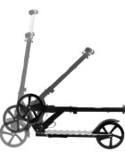 WXM Trotineta pliabila de oras 200 mm Driff Black White ghidon reglabil din otel si aluminiu cric suspensii greutate suportata 100 kg varsta 4 ani+