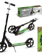 WXM Trotineta pliabila de oras 200 mm Driff Minecraft ghidon reglabil din otel si aluminiu cric suspensii greutate suportata 100 kg varsta 4 ani+