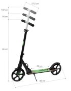 WXM Trotineta pliabila de oras 200 mm Driff Minecraft ghidon reglabil din otel si aluminiu cric suspensii greutate suportata 100 kg varsta 4 ani+