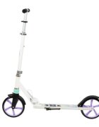 WXM Trotineta pliabila de oras 200 mm Driff Purple White ghidon reglabil din otel si aluminiu cric suspensii greutate suportata 100 kg varsta 4 ani+