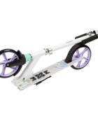 WXM Trotineta pliabila de oras 200 mm Driff Purple White ghidon reglabil din otel si aluminiu cric suspensii greutate suportata 100 kg varsta 4 ani+