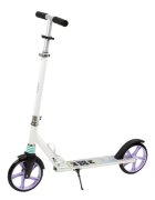 WXM Trotineta pliabila de oras 200 mm Driff Purple White ghidon reglabil din otel si aluminiu cric suspensii greutate suportata 100 kg varsta 4 ani+