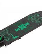 WXM Trotineta pliabila de oras green ghidon reglabil din otel si aluminiu cric suspensii curea de transport greutate suportata 100 kg varsta 6 ani+
