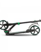 WXM Trotineta pliabila de oras green ghidon reglabil din otel si aluminiu cric suspensii curea de transport greutate suportata 100 kg varsta 6 ani+