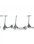 WXM Trotineta pliabila de oras green ghidon reglabil din otel si aluminiu cric suspensii curea de transport greutate suportata 100 kg varsta 6 ani+