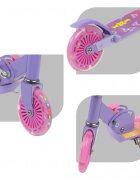 WXM Trotineta pliabila pentru copii Skipo Butterfly cadru din aluminiu roti cu lumini led greutate admisa 50 kg