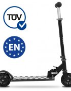 WXM Trotineta Skipo black-white pliabila din aluminiu ghidon reglabil roti Led greutate admisa 50 kg