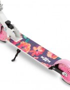 WXM Trotineta Skipo Floral pliabila din aluminiu ghidon reglabil roti Led greutate admisa 50 kg