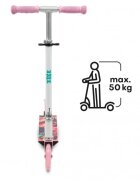 WXM Trotineta Skipo Floral pliabila din aluminiu ghidon reglabil roti Led greutate admisa 50 kg