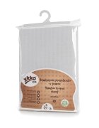 XKKO Cearceaf cu elastic din bambus 60x120 cm Alb