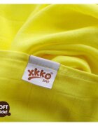 XKKO Muselina din bambus 120x120cm Lemon