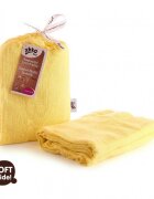 XKKO Muselina din bambus 120x120cm Lemon