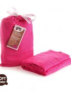 XKKO Muselina din bambus 120x120cm Magenta