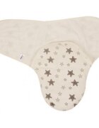 XKKO Paturica infasat bumbac organic Grey Stars Sevibebe