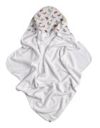 XKKO Prosop cu gluga bambusbumbac organic Butterflies 90x90cm