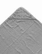 XKKO Prosop cu gluga bumbac organic Silver Stars 90x90 cm