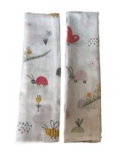 XKKO Set 2 museline din bumbac 70x50cm Cute insects Sevi