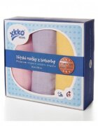 XKKO Set 3 prosoape muselina bbc organic 90x100cm Girls