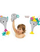 Yookidoo Jucarie trompa de elefant cu stopitoare pentru baie gri +18 luni