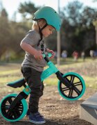 Yvolution Bicicleta copii fara pedale Y Velo Junior green 9 inch roti duble spate varsta 18 luni-3 ani scaun si ghidon reglabile in inaltime greutatea maxima a copilului 20 kg