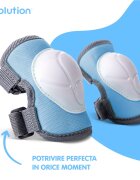 Yvolution Set 6 protectii sport 3-5 ani blue