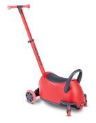 Yvolution Trotineta 5 in 1 Y Glider Luna red cu spatiu depozitare roti luminoase greutate admisa 50 kg