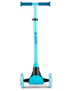 Yvolution Trotineta cu 3 roti Y Glider kiwi blue roti Led ghidon reglabil greutate admisa 50 kg