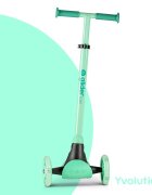 Yvolution Trotineta cu 3 roti Y Glider kiwi green roti Led ghidon reglabil greutate admisa 50 kg