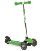 Yvolution Trotineta Glider Deluxe Green ghidon detasabil din aluminiu roti din cauciuc greutate suportata 20 kg varsta 2 ani+