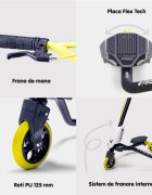 Yvolution Trotineta Y Fliker pro pliabila ghidon reglabil fara de mana greutate admisa 100 kg