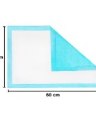 ZARYS Set aleze paturici absorbante de unica folosinta protectii pentru pat 60x40 cm 25 bucati