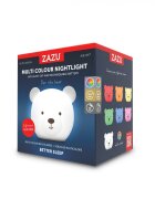 Zazu Kids Lampa de veghe Bor the Bear Multicolor