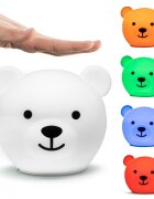 Zazu Kids Lampa de veghe Bor the Bear Multicolor